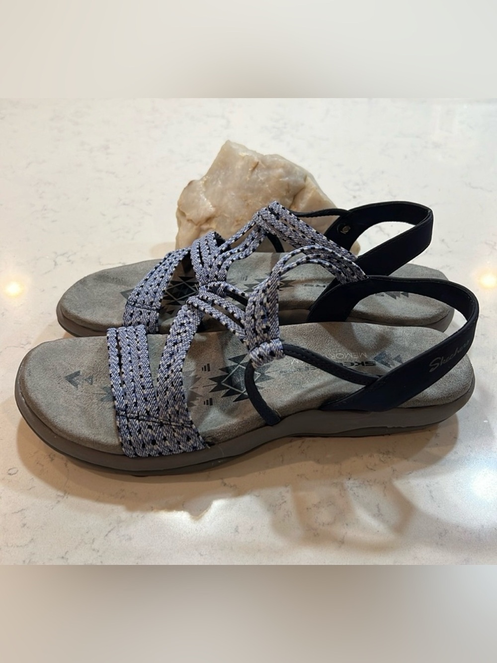 Skechers® Reggae Slim - Stretch Appeal Women's Sandals Size 8